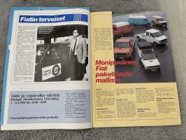 Fiat-Uutiset 1984 nr 1 - Vuoden auto -84, Määrätietoista tuotekehittelyä palkitaan, Fiatin terveiset -asiakaslehti,customer magazine