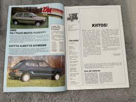Fiat-Uutiset 1984 nr 4 - 85-vuotta italialaista autotuotantoa, Fiat-verkosto kehittyy, Fiat-ferrari -kiehtovan liiton tausta -asiakaslehti,customer magazine