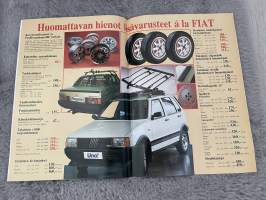 Fiat-uutiset 1985 nr 3 - Uutuus Regata Weekend koeajossa, Uno Rosso ja Uno Bianco -asiakaslehti,customer magazine