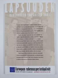 Lapsuuden rakennettu ympäristö 2001 : Euroopan rakennusperintöpäivät