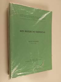 Res referunt repertae - Niilo Valonen 1913-1983