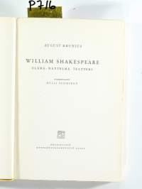 William Shakespeare - Elämä, näytelmä, teatteri