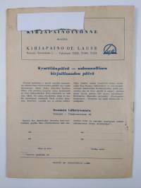 Suomen lähetyssanomat n:o 1/1947