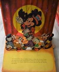 Das aufstellbuch von Micky Maus als filmstar Pop-up kirja