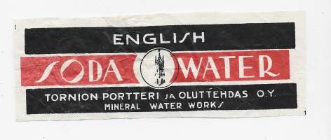 English Soda Water -   juomaetiketti