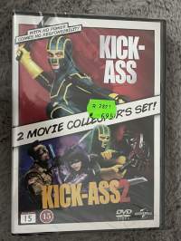 Kick-ass 1 &amp; Kick-ass 2 - 2 movie collection -DVD -elokuva