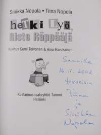 Hetki lyö, Risto Räppääjä (signeerattu, tekijän omiste)