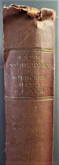 InstitutionenGeschichte und system des römischen privatrechts
