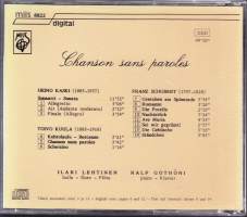 CD Chanson sans paroles, 1988. Kuula, Schubert, Kaski. Katso kappaleet alta.