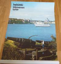 Helsinki Itämeren tytär - juliste  100x62 cm  Birger Jarl laiva