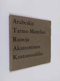 Arabeskit : runoja (signeerattu, tekijän omiste)