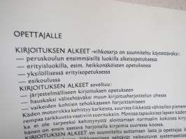 Kirjoituksen alkeet 1 -oppikirja