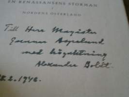 en renässansens storman.I nordens österland.