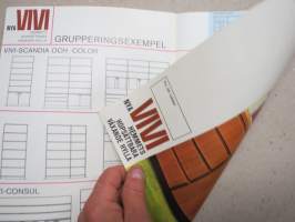 SOK Vivi System Scandia, Color, Consul, design A.V. Lehtinen SAFA -kuvasto / myyntiesite