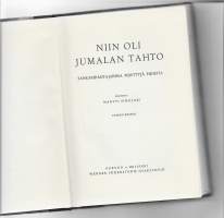 Niin oli Jumalan tahto : sankarihautajaisissa pidettyjä puheita/ Simojoki, Martti, toimittaja, Werner Söderström osakeyhtiö [1940]