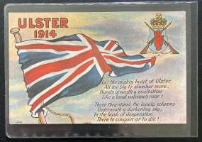 Ulster 1914 - Vanha kulkematon postikortti