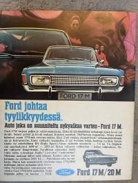 Moottoriviesti 1968 nr 10 - Citroen Dyane, Simca 1100:n ja Ford Escortin moottorit, ym.
