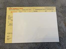 Honda S 800 1970 - säätöarvokortti / säätöarvot, monikielinen -technical specifications, multilingual