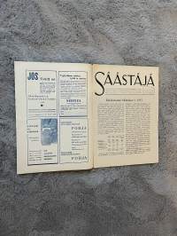 Säästäjä 1936 nr 2 - Rahalaitoksen talletukset v.1935, Tulojen ja menojen tasapainosta, Talvisen luontomme kauneutta, Suola mausteista paras, ym.