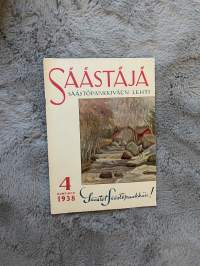 Säästäjä 1938 nr 4 - Hyvinvointia lisäämään, Turhien menojen karttaminen, Pääsiäislampaita ja pääsisäisjänöjä, Raja-Karjalan pääsiäistavoista, ym.