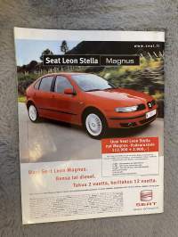 Tuulilasi 2002 nr 1 - Fiesta, Primera ja Corolla koeajossa, Neljä erilaista samanhintaista, Kestotesti: Volvo v70 30 000 km raportti, ym.