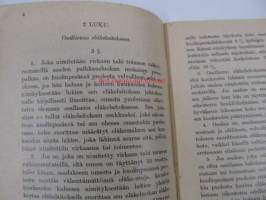 Valtionrautateiden eläkelaitoksen ohjesääntö 1926