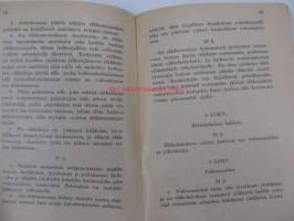 Valtionrautateiden eläkelaitoksen ohjesääntö 1926