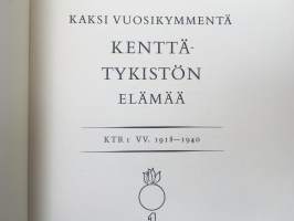Kaksi vuosikymmentä kenttätykistön elämää - KTR I vv. 1918-1940