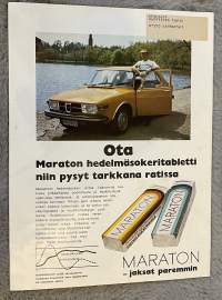 Aja 1975 nr 2 - Saab kulki voitosta voittoon, Joutuuko säiliöautoliikenne ahtaalle?, Scanian uusittu meridiesel, Automobiilikevät 1975, ym.