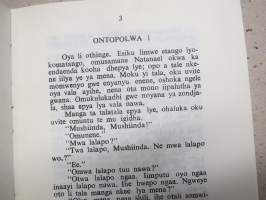 Uuyuni uukwanampinyuka -oshindonga-kielellä julkaistu kirja &quot;Maailma kyllä muuttuu&quot; Ambomaalta (Namibia)