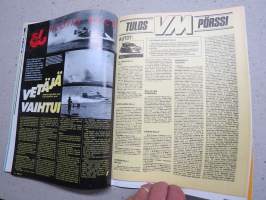 Vauhdin maailma 1988 nr 8 -mm. Zandvoort Formula-EM hyvät Mikat sentään, VM maistelee Scater 32&quot; katamaran -Juhannus Drag Motopark -Laverda ja Cagiva 125 -Volvo