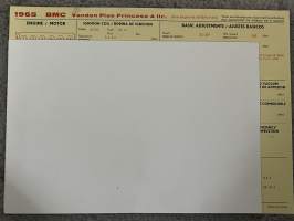 BMC  Vanden Pias Princess 4 ltr. 1965 -technical specifications, multilingual