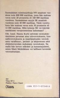 Miten Suomessa vältetään veroja? 1983. 1.p.
