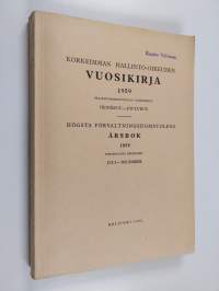 Korkeimman hallinto-oikeuden vuosikirja 1959 : heinäkuu-joulukuu = Högsta förvaltningsdomstolens årsbok : juli-december