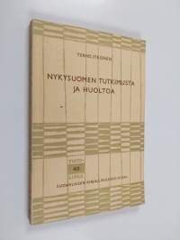 Nykysuomen tutkimusta ja huoltoa