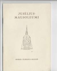 Juséliud-Mausoleumi Pori   - matkailuesite 1962  24 sivua