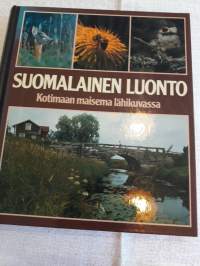 Suomalainen luonto Kotimaan maisema lähikuvassa. Valitut palat v.1981. Mielnkiintoista on mitä kirjan kasveja ja eläimiä on hävinnyt. Miten joku maisema muuttunut