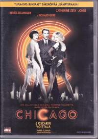 DVD Chicago ( 6 Oscarin voittaja) tupla-dvd. Runsaasti lisämateriaalia. Richard Gere, Catherine Zeta-Jones, Renee Zellweger