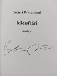 Miessfääri : novelleja (signeerattu)