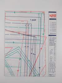Suuri käsityökerho kaava-arkki 10/1984