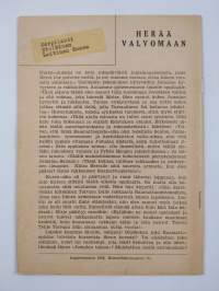 Herää valvomaan vuosikerta 1956 (9 lehteä, n:o 5 puuttuu)