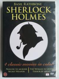 Sherlock Holmes - 4 classic movies in color (Colorised)  DVD - elokuva