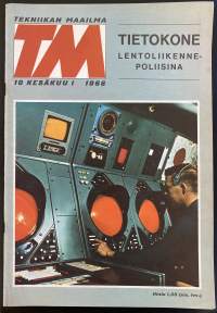 Tekniikan Maailma - 10/1966 - Kesäkuu I - Koeajossa ja artikkeleissa mm. Fiat 124 ja tietokone lentoliikennepoliisina