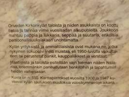 Oriveden kirkonkylä,  ihmisiä ja elämää 1900-luvun alkupuoliskolla