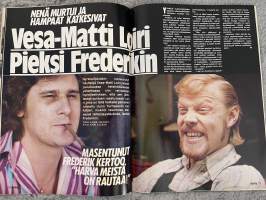 Hymy 1977 nr 1 - Kansi-tyttö Arja Lehtinen -Tuleva Miss Suomi?, Katri-Helena muistelee, Maailman suurimmat, Spede löi isää lasten nähden, ym.