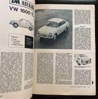 Tekniikan Maailma - 1/1966 - Tammikuu - Koeajossa ja artikkeleissa mm. VW 1600 TL ja Piper Cherokeet
