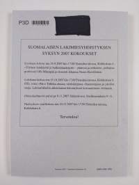 Lakimies 4/2007 : Suomalaisen lakimiesyhdistyksen aikakauskirja