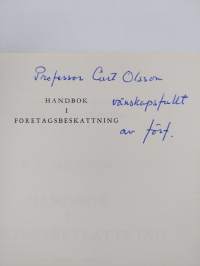 Handbok i företagsbeskattning (tekijän omiste)