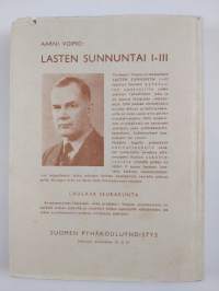 Lasten sunnuntai 2 : pyhäkoulun tuntiohjelmia