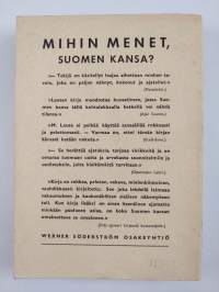 Mihin menet, Suomen kansa?